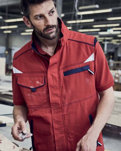 Chaleco de Trabajo para Hombre, Algodón Elástico