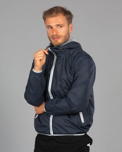 Chaqueta Acolchada de Nylon Brillante para Hombre de Madeira, Capucha,