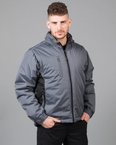 Chaqueta impermeable antidesgarro con mangas desmontables