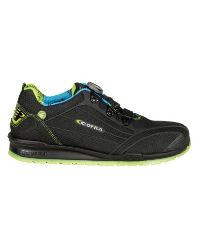 Chaussures de sécurité Cofra Burst S3 ESD BOA® noires en cuir