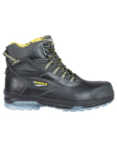 Chaussures de sécurité Gauguin S3 GORE-TEX en cuir noir pour hommes