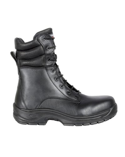 Chaussures de sécurité Helix S3 en cuir noir, sans métal, CI HRO