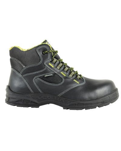 Chaussures de sécurité Leimen S3 en cuir noir sans métal