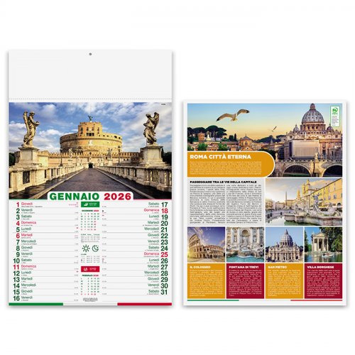 Calendario mensile Città d'Italia