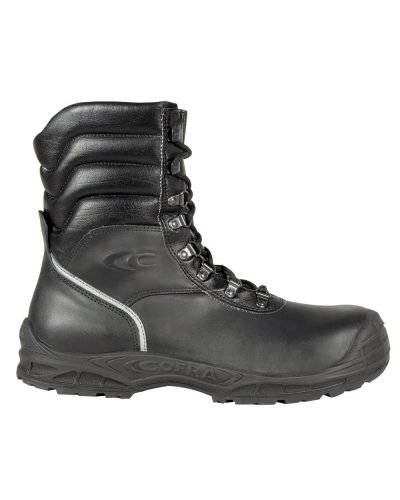 Cofra Bratislav Negro Botas de Trabajo S1P de Cuero Hidrorrepelente