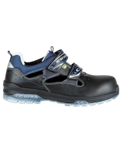 COFRA Jungle Negro S3 Sandalias de trabajo de piel hidrorrepelente