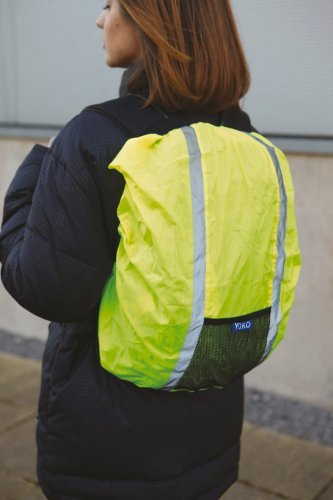 Cubierta para mochila fluo