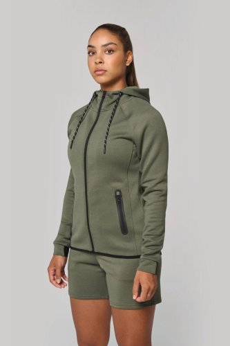 Leistungsstarke Damenjacke mit Kapuze