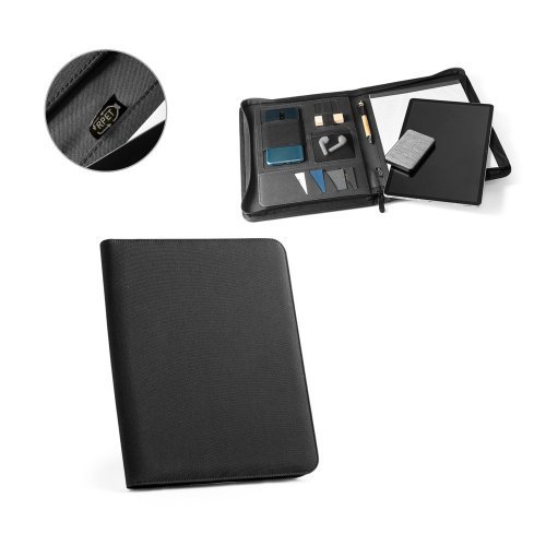 Emerge folder. porte documents a4 en 300d polyester recyclé (100% rpet