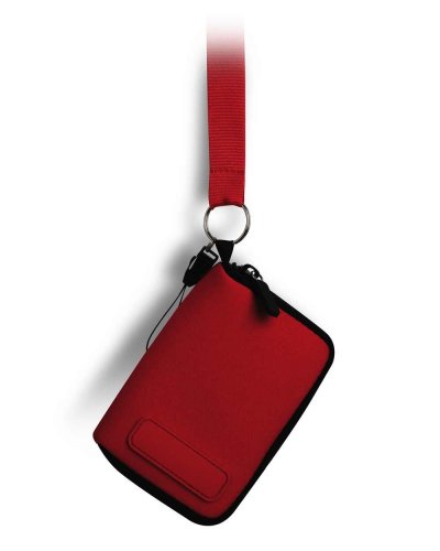 Etui accrochable pratique étui avec fermeture zip à pendre au cou, ave