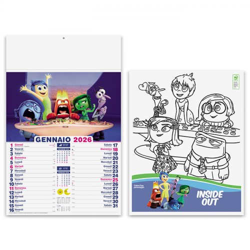 Calendario mensile Favole