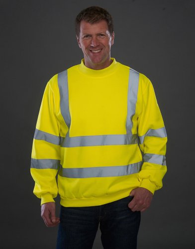 Felpa alta visibilità classe 3 100% poliestere