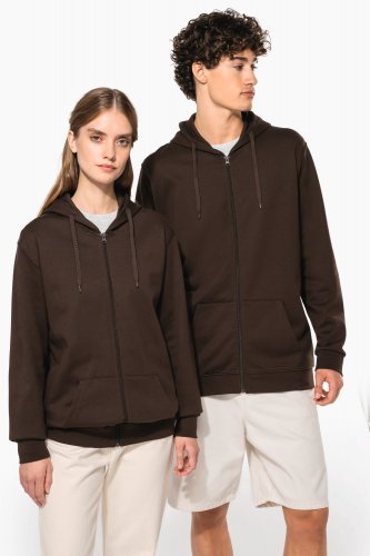 Felpa con cappuccio full zip