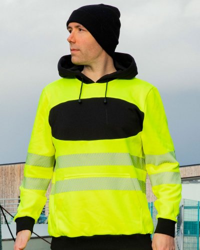 Felpa con cappuccio Hi-Vis EOS