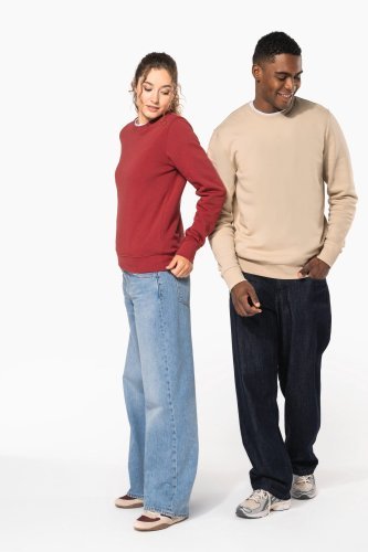 Felpa eco-sostenibile girocollo