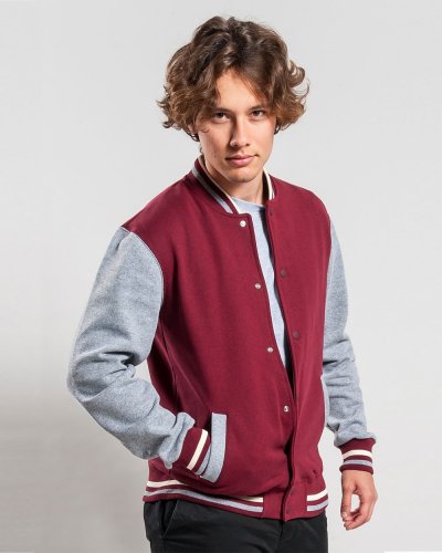 Felpa Jacket bomber bicolore