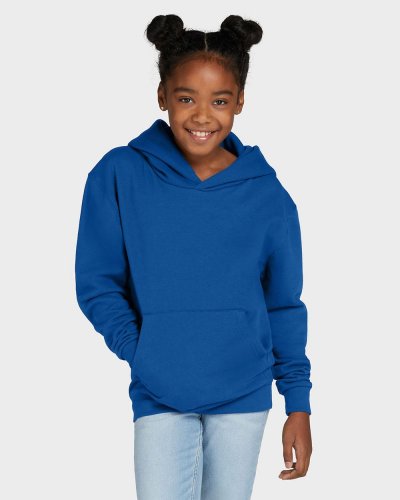 Felpa regular bambina con cappuccio