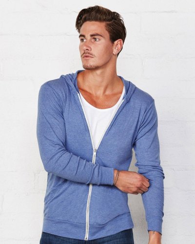 Felpa Unisex con cappuccio Triblend Lightweight
