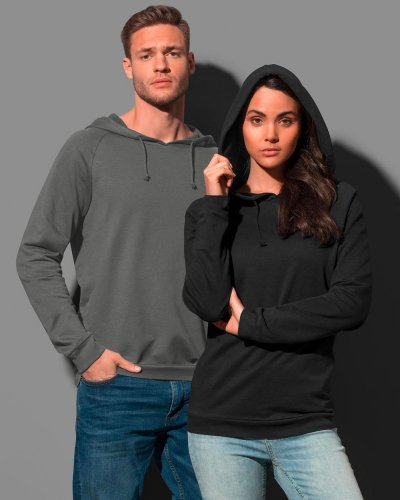 Felpa con cappuccio Unisex Light