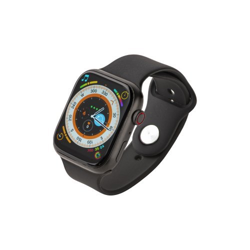 Fitness tracker con bracciale in termo pu riciclato e cassa in abs