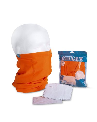 Fular tubolare multifunzione antibatterico fluorescente
