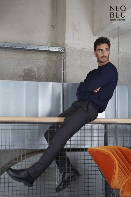 Pantalone abito uomo  con vita elasticizzata Gabin