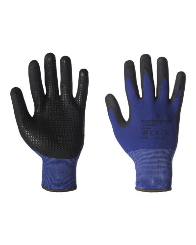 Gant nylon/nitrile mousse pointillée
