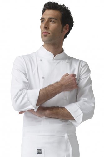 Giacca cuoco Artur Ego Chef antimacchia bottoni rossi