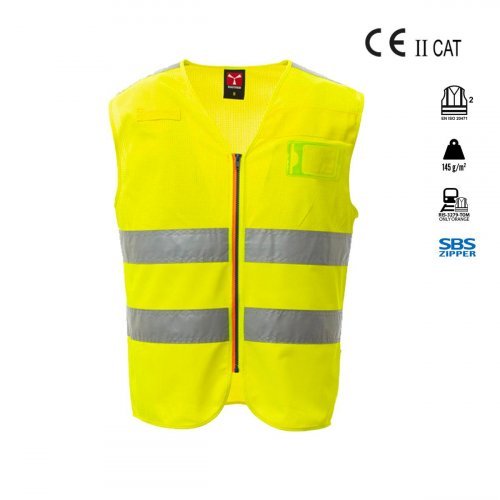 Gilet a/v in rete traspirante Ace mesh