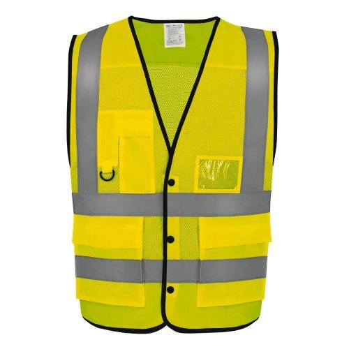 Gilet à haute visibilité avec boutons