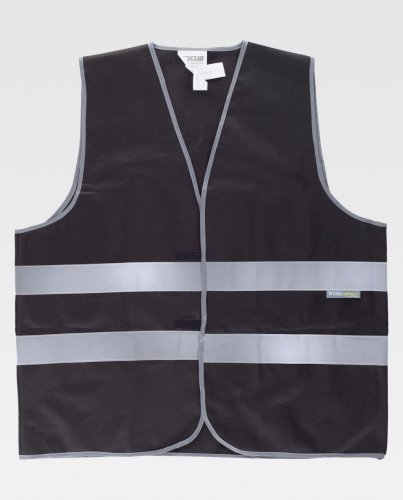 Gilet con bande rifrangente