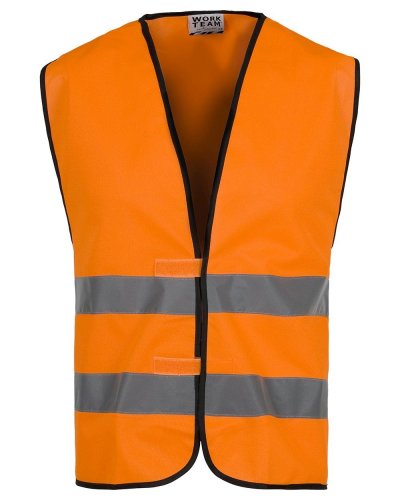 Gilet con chiusura regolabile alta visibilità Classe 1/2