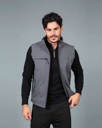 Gilet Edmonton in soft shell Bicolore