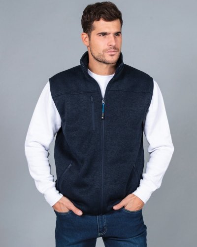 Gilet in maglia knitted fleece Bonn