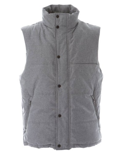 Gilet in poliestere tono su tono