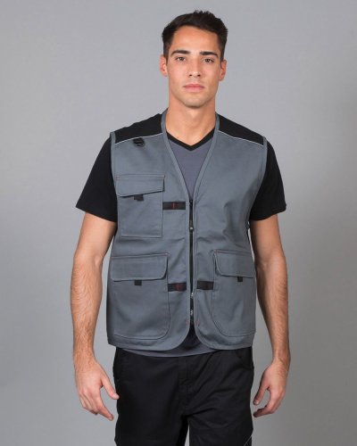 Gilet multitasche bicolore Yemen