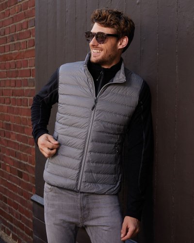 Gilet sans manches homme, légère 90/10 plume