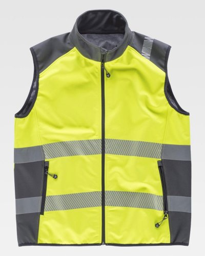 Gilet Workshell alta visibilità combinato