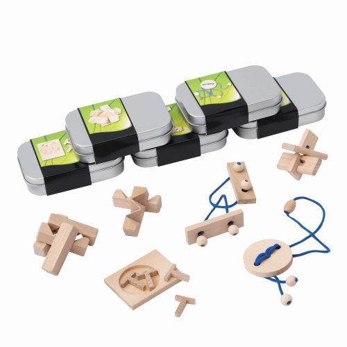 Giochi di destrezza THINK ABOUT in legno e metallo, 5 varianti