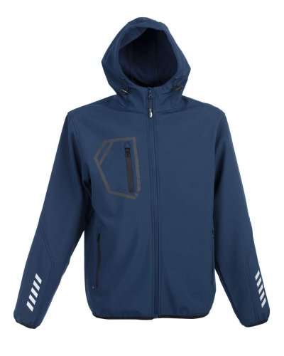 Giubbino in soft shell a due strati impermeabile Gramisch