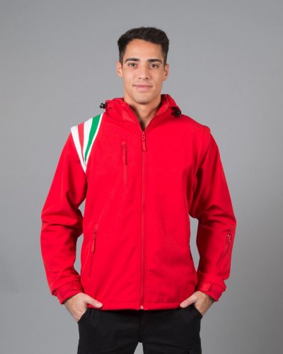 Giubotto Courmayeur con tricolore sulla spalla