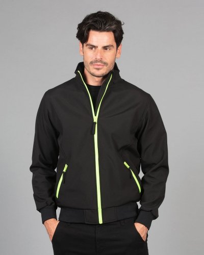 Giubotto Lugano con fondo maglia elasticizzato