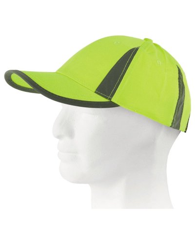 Gorra de alta visibilidad, reflectante, ajustable con velcro