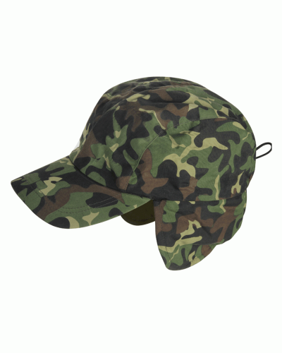 KAPRIOL Gorra militar camuflada de 4 paneles de polar para exteriores