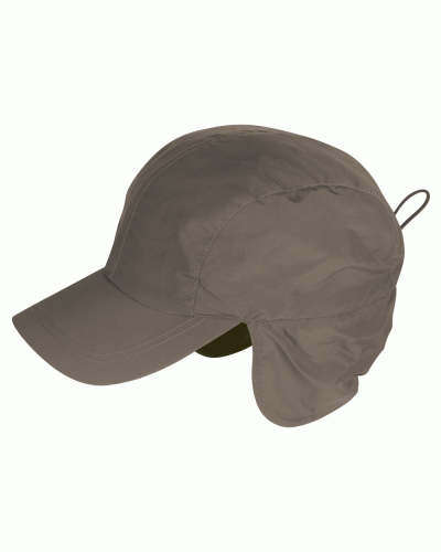 Gorra de 4 paneles de vellón y poliéster con orejeras