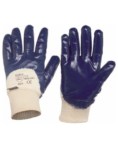 Guantes de trabajo recubiertos de látex