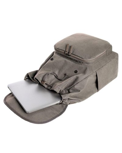 Notebook Rucksack COUNTRY 100% Baumwolle, PC-Fach