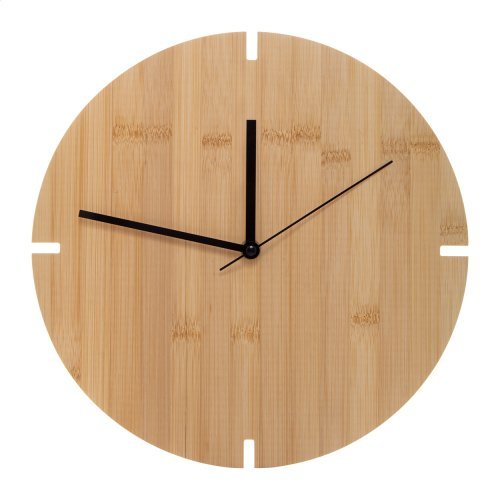 Horloge murale en bambou tokei