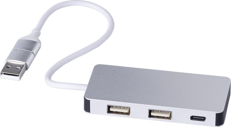 Hub usb layton | alluminio | 3 porte