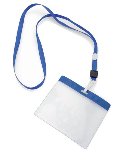 Distintivo Lanyard Maes transparente PVC 48,5cm ligero y resistente